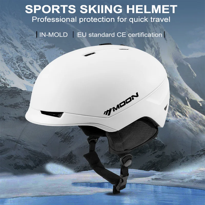 MOON-Impact Prevention Skiing Helmet for Outdoor Skiing Skateboard, Snowboard Safety Helmet, Female and Male