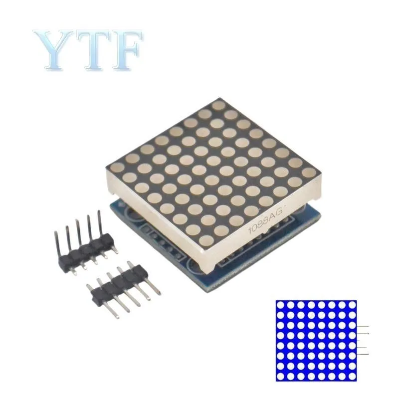 MAX7219 dot matrix module microcontroller module display module finished goods