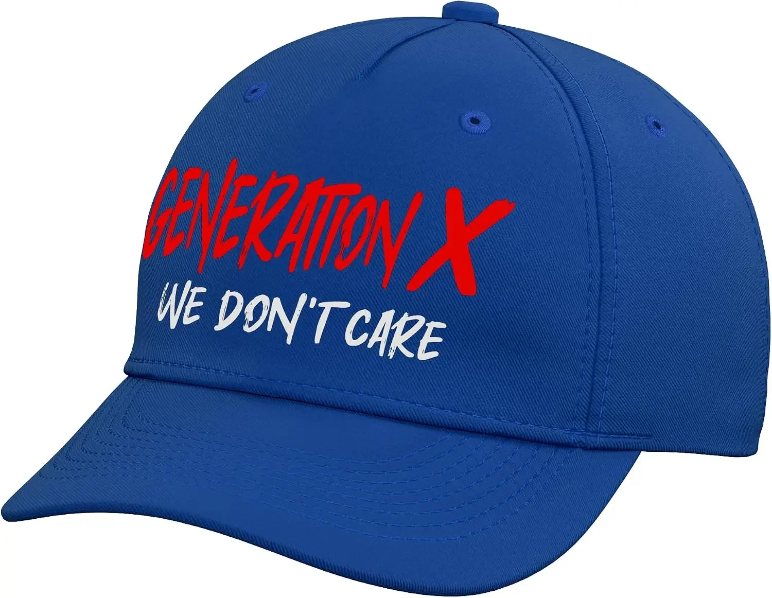 Generation X-We Don't Care Adjustable Baseball Hat Baseball Cap, Suitable for Outdoor Activities, Fishing and Camping, Hiking