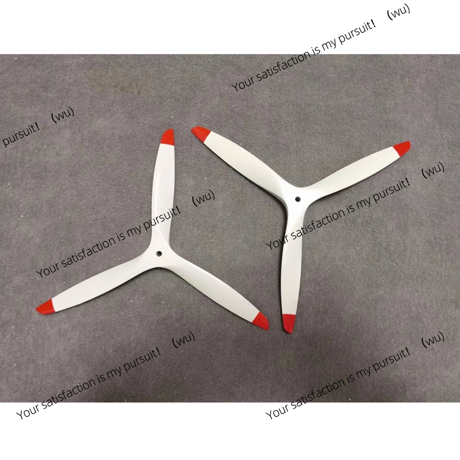 1 Pcs 3 Blade 15/16/17/18/19 inch Forward(CCW)&Reverse(CW)  White Beech Wood Propeller for Scale RC Gas Airplane Model