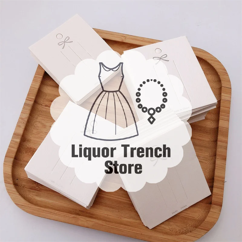 50 قطعة بطاقة دبوس الشعر الأبيض حلية القوس عرض بطاقات ورق التغليف من الورق المقوى