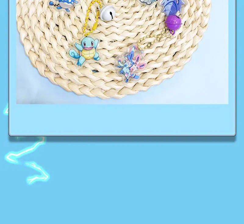 Pokémon Überraschungsbeutel zum Auspacken, Pokémon Schlüsselanhänger Blind Box Merchandise, Loch-Überraschung, Interessantes Belohnungsgeschenk für Jungen und Mädchen – Detail 10