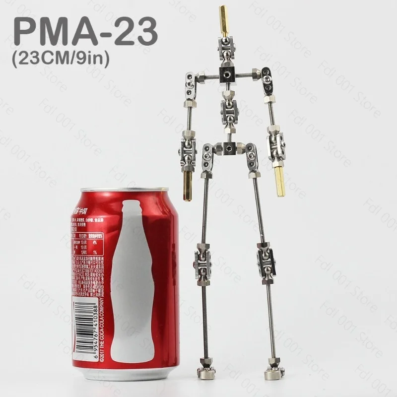 Professional Stop Motion Animation Stainless Steel Flexible Durable Armature Skeleton PMA‑27