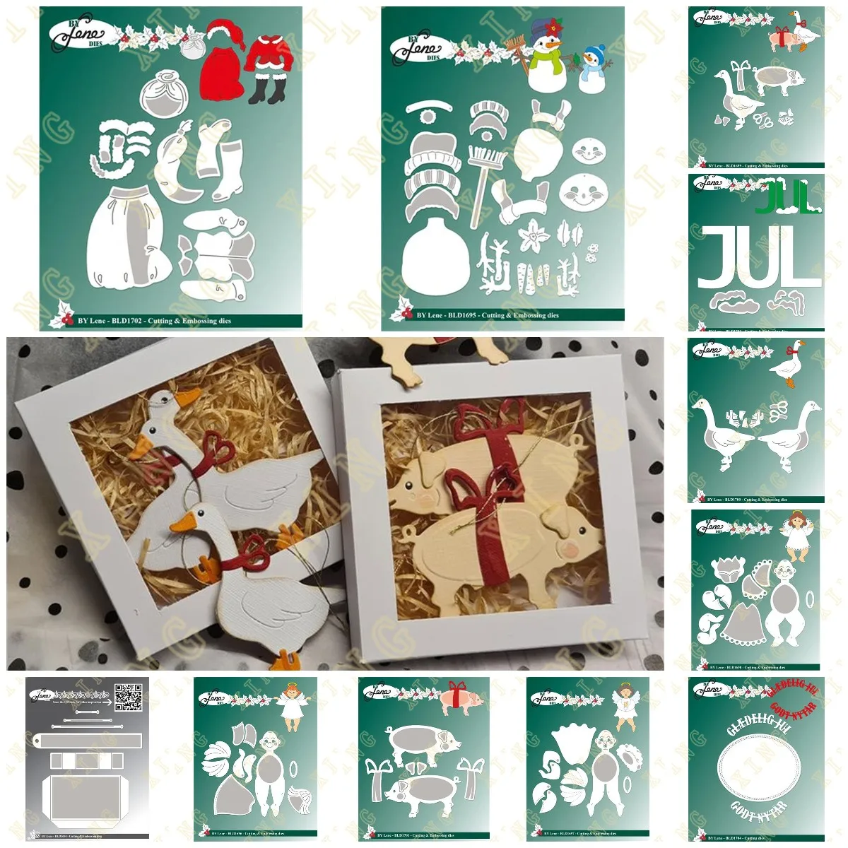 

Merry Christmas Snowman Metal Craft Cutting Die DIY Scrapbook Paper Diary Decoration Card Handmade Embossing New 2024