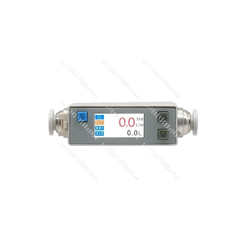 For Air Nitrogen Oxygen AFM07 Gas Mass Flow Controller LCD Display Digital Gas Flow Meter High Precision
