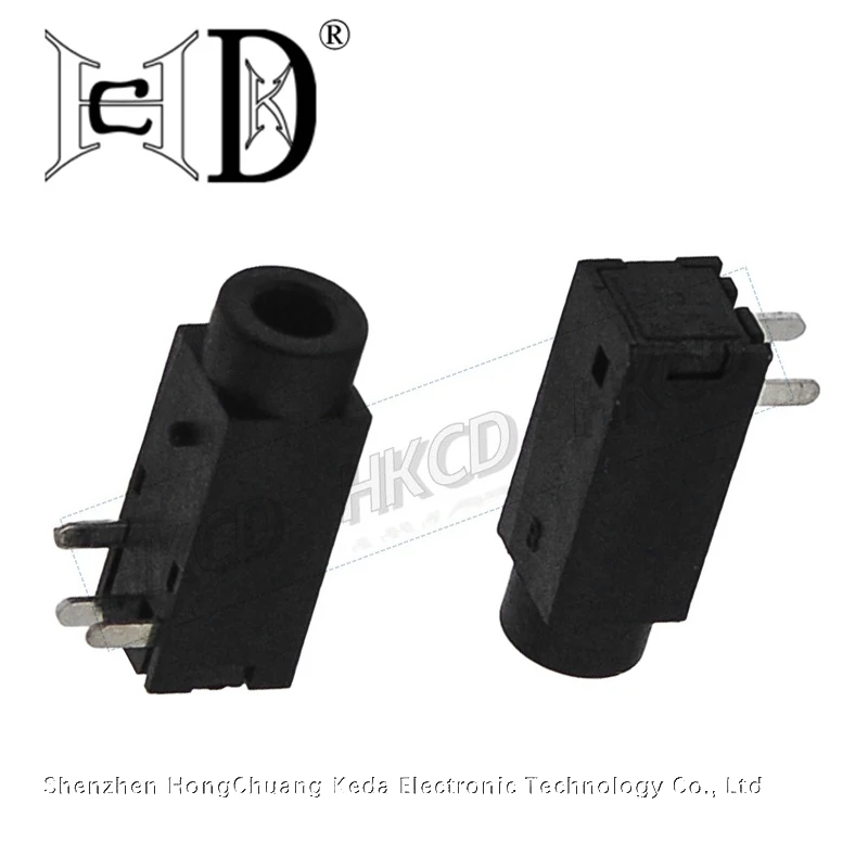 5 PCS PJ-212 power socket 2.5 headphone socket 3 foot socket 1 fixed foot_2.5MM socket base
