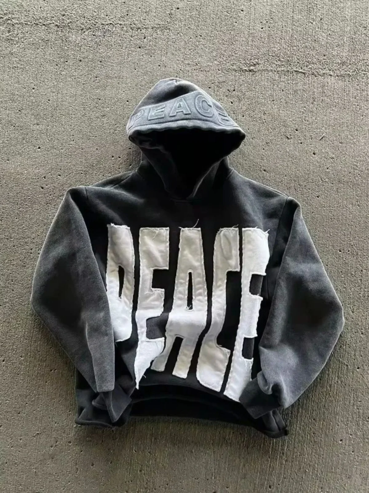 

Женская толстовка с вышивкой, с буквенной вышивкой, в уличном стиле, с длинными рукавами, круглым вырезом, повседневная, удобная, комфортного кроя