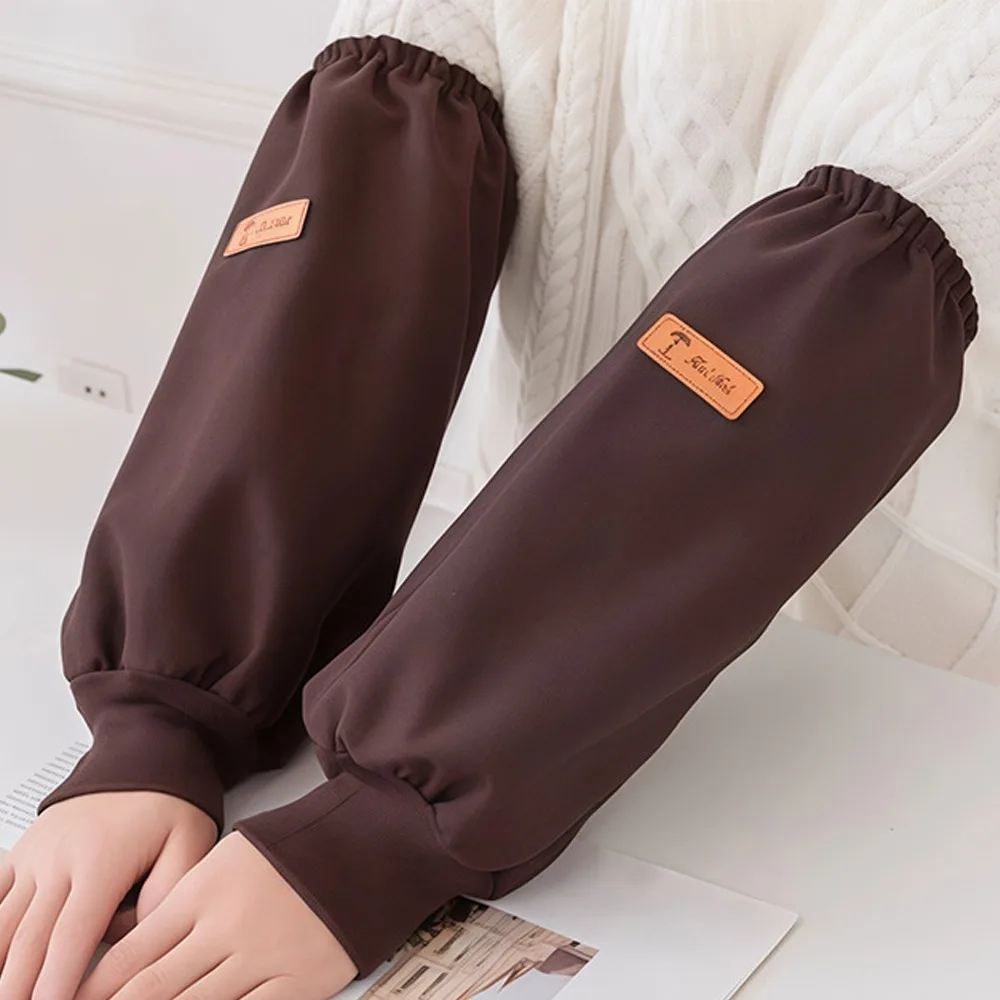 

Thickened Waterproof Oversleeves Oil-Resistant Stain-Proof Arm Sleeves Elastic Band Oilproof Arm Covers Home Kitchen