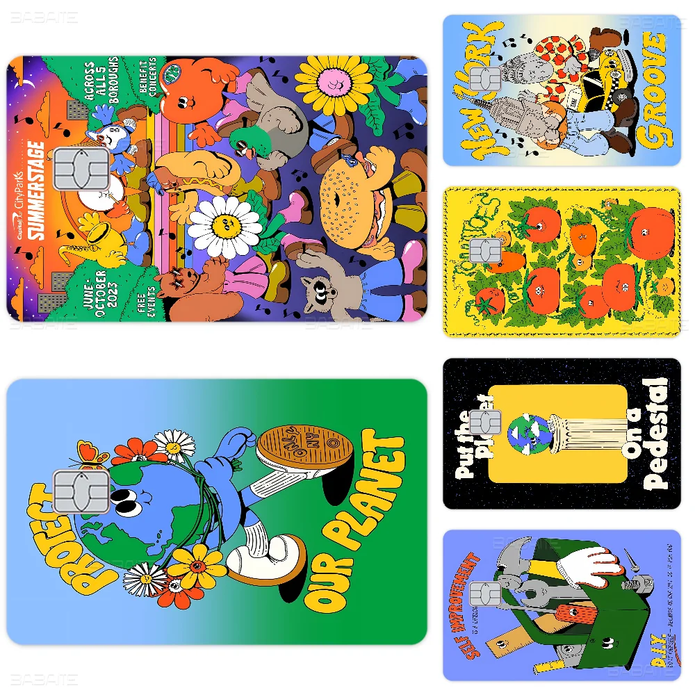 

Lauren Martin Art Anime Young Creidt Card Debit Card Sticker Film Case Front Tape For Small Big Chip No Chip