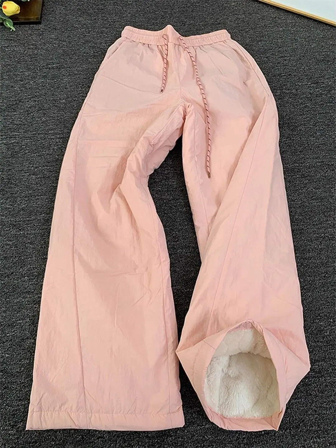 

Мужские спортивные брюки прямого кроя с флисовой подкладкой, однотонные, осенне-зимние, в американском стиле, повседневные, из полиэстера