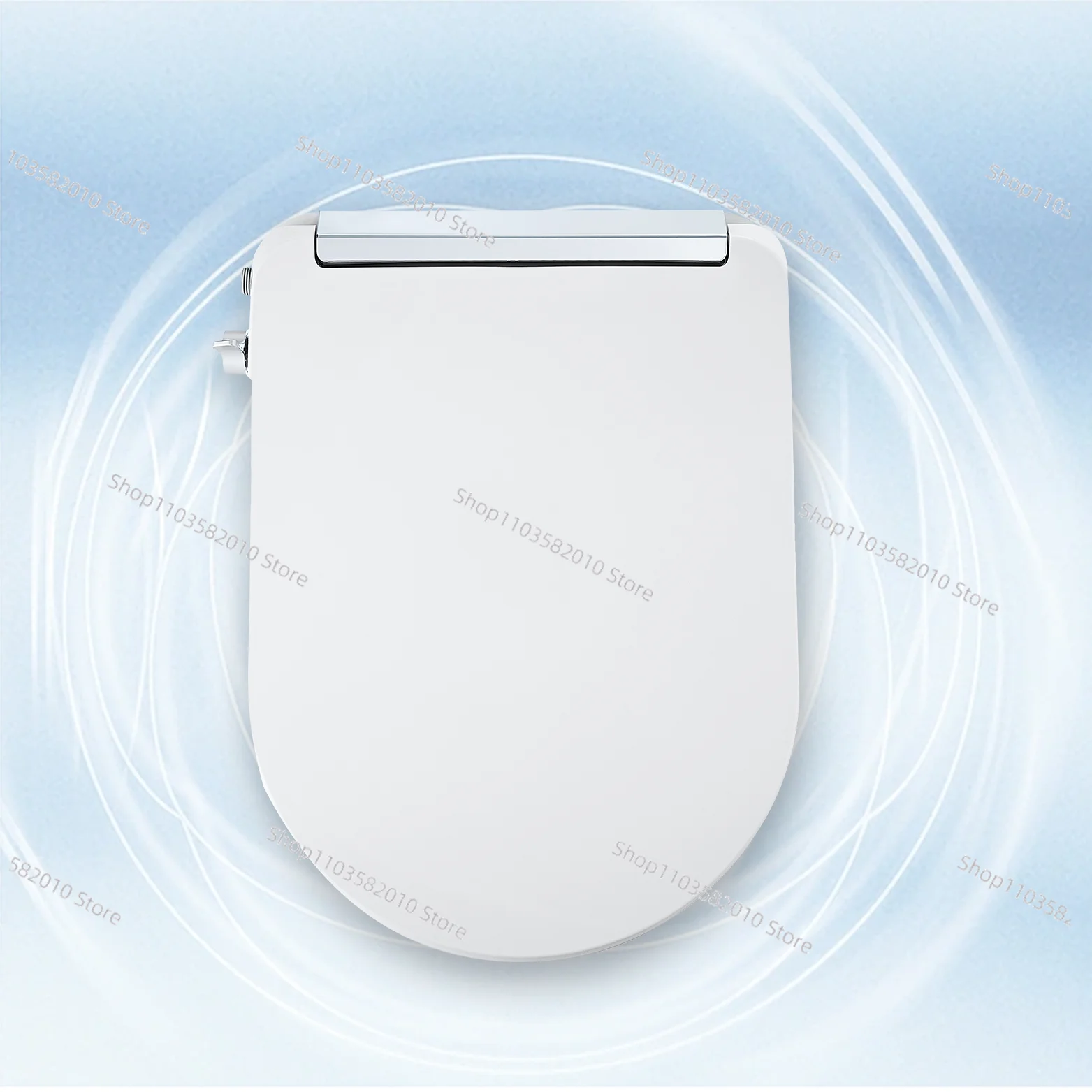 Watermark smart bidet toilet seat cover remote control heating soft close silent sanitary bathroom toilet seat