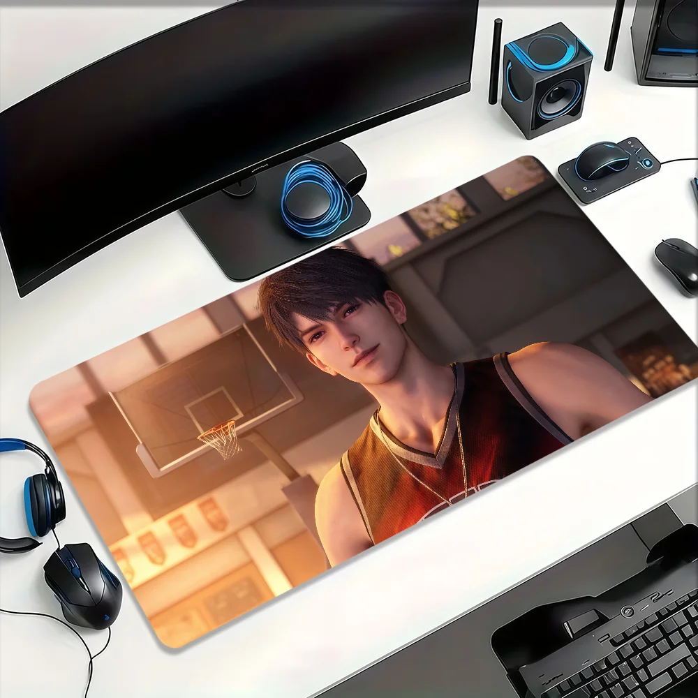 Deepspace Caleb Summer Vibes Toward Mouse Pad Non-slip Lockedge Gaming Desktop MousePad Large Thickened Comfort Office Student