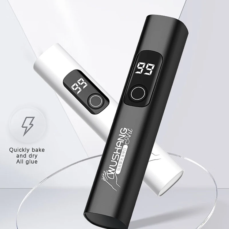 مصباح أظافر LED صغير محمول بالأشعة فوق البنفسجية لأظافر الجل، مجفف أظافر USB لعلاج سريع، مصباح أظافر محمول DIY في صالون الأظافر المنزلي