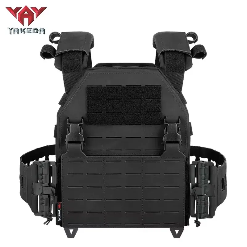 

YAKEDA Quick Release Tactical Vest Hunting Men Plate Carrier Chest Rig Combat Armor Vests Outdoor CS Training Airsoft Vest