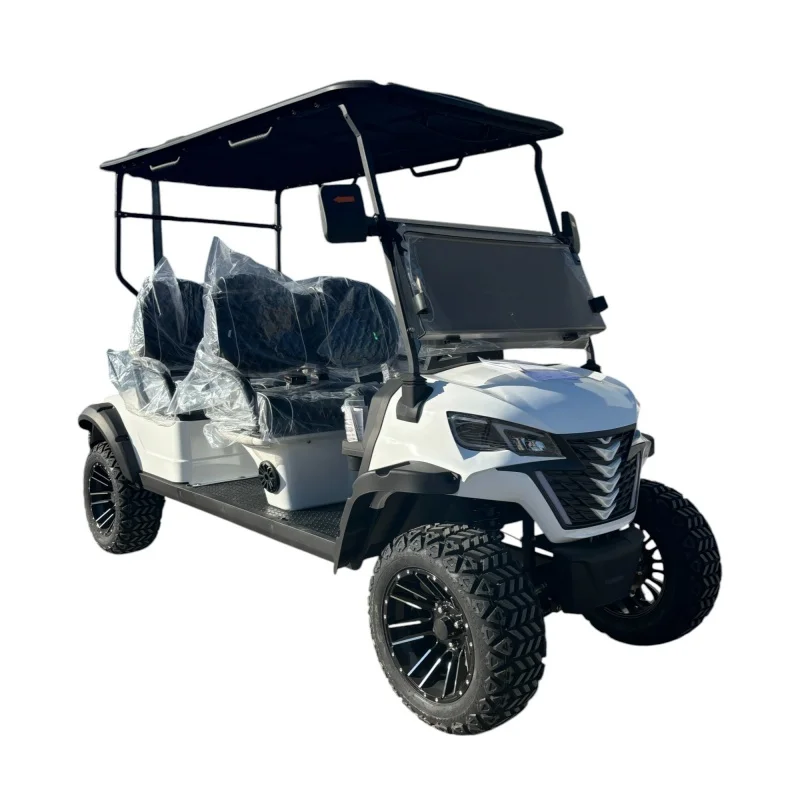 New Design Lifted Golf Cart 4 Seater Electric Lithium Utility Gas Golf Carts For Adults