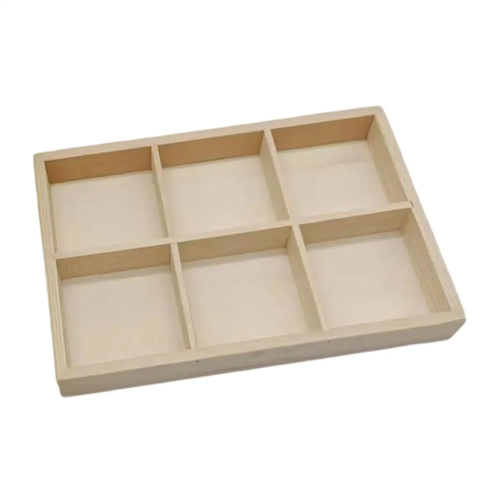 Marker Pen Holder 6 Grid Crafts Holder Art Marker Multi Use Container Marker Pen Organizer for Office Studio Home Classroom Desk