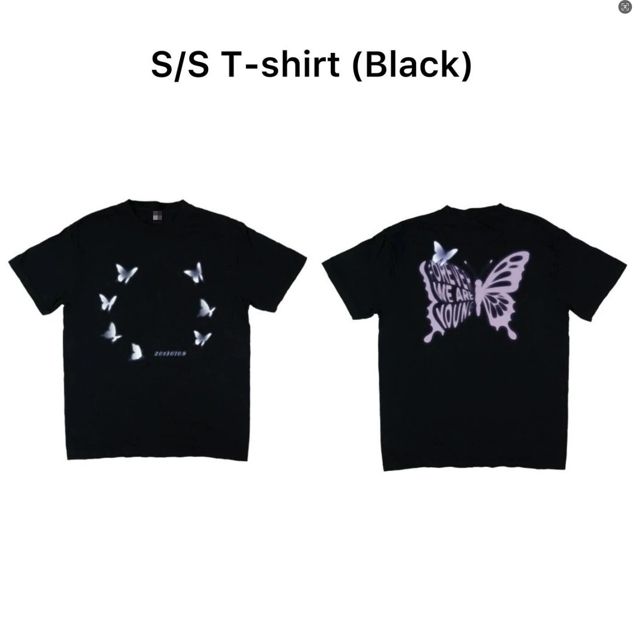 Star Same T-shirt TOP PHOTO Printe TShirt Kpop WE ARE YOUNG Shirt Pullovers Women PHOTO Korean Style Summer Oversized Tshirt