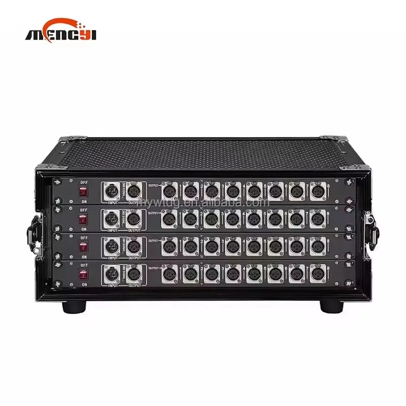 Simple operation Dmx512 Amplifier 8-Way Optical Isolation Signal Distributor Led Signal Splitter for Stage Lights