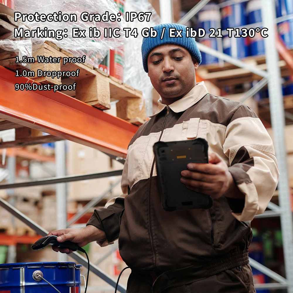 

Dorland XPad_07 8000mAh Industrial Explosion Proof Intrinsically Safe Tablet