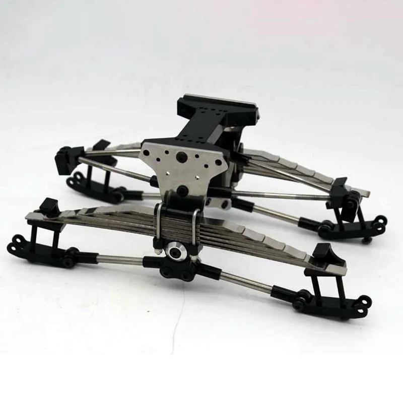 Metal Rear Axle Suspension Assembly Set for 1/14 Tamiya Off Road Truck Tipper Trailer SCANIA 770S VOLVO MAN TGX Car Accessories