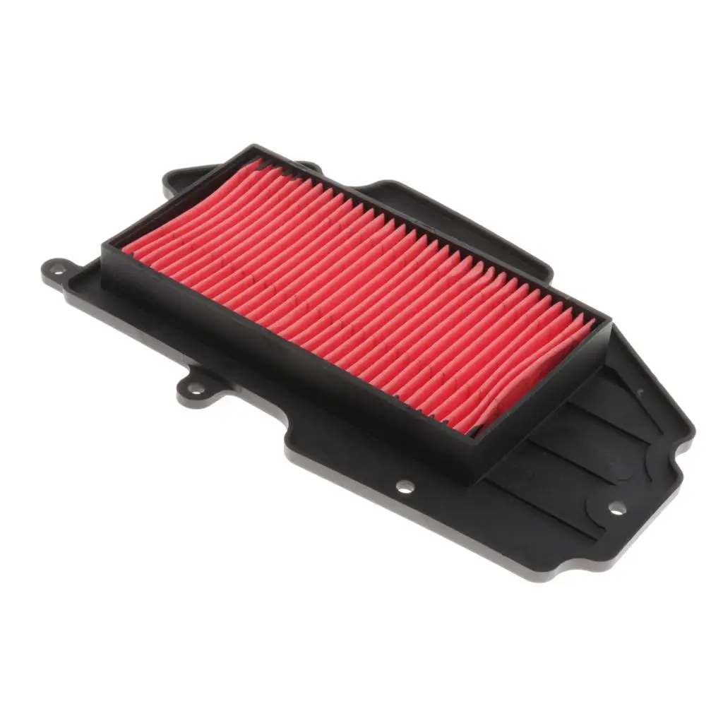 

Washable Reusable Flow Filter Motorcycle Air Cleaner Panel Filter High Airflow for 4V KCC 150cc Replacement Filtration