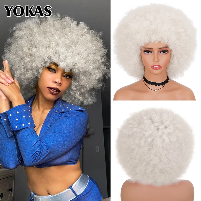 Wigs, Half Wig, Kinky Curly Half Wig, Curly Afro Wig, Glory Tress, store Ombre Blonde Wig, On Sale // QUEEN