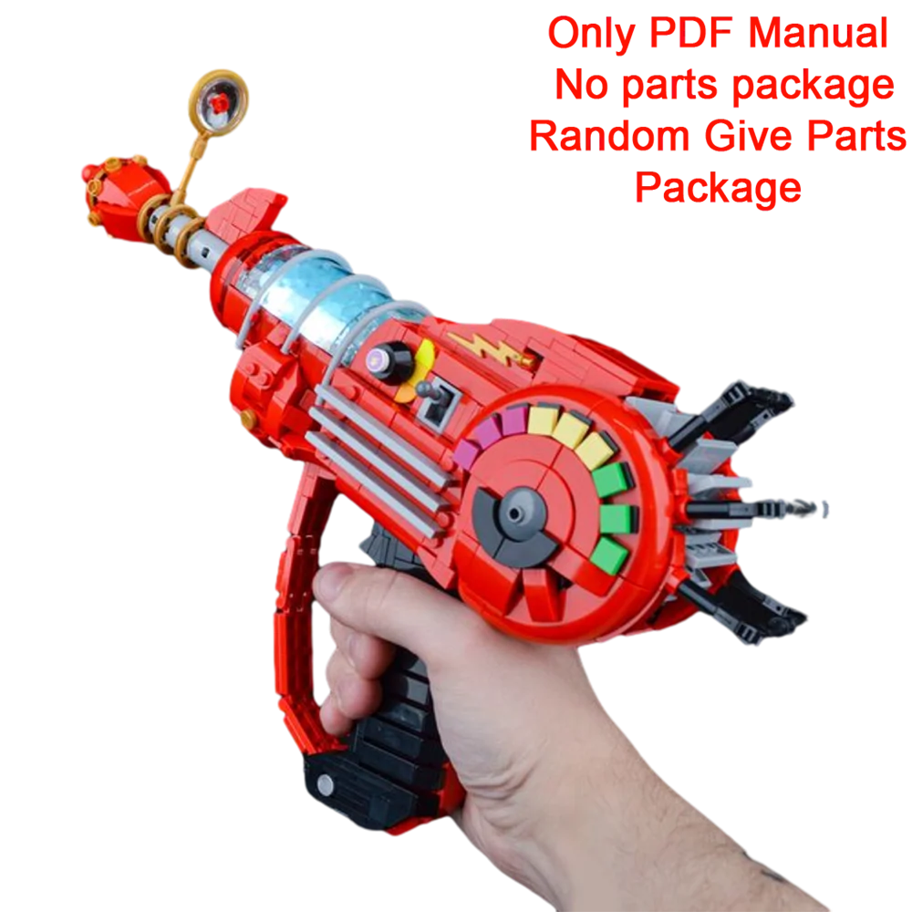 DIY Game Weapon MOC-108544 Call of Duty Ray Gun Building Blocks PDF Manual Parts List (Only PDF Manual,No parts）