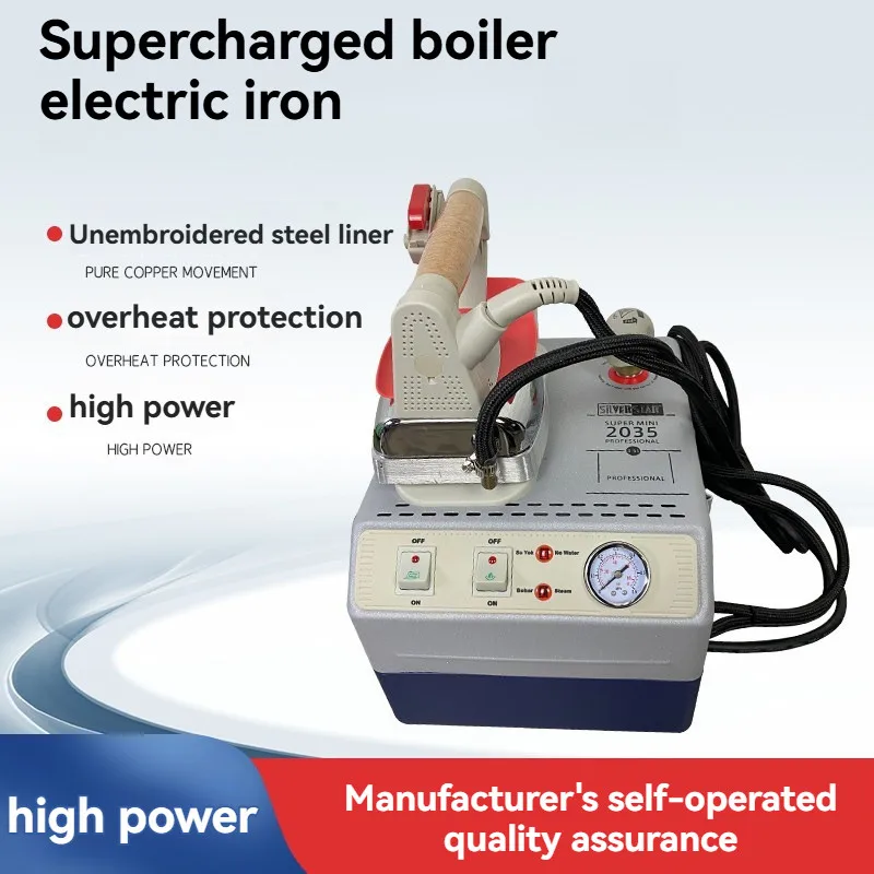 

High Power Steam Pressure Electric Iron Hanging Type Ironing Machine Industrial Iron Boiler Pressurized Iron Clothing Curtain