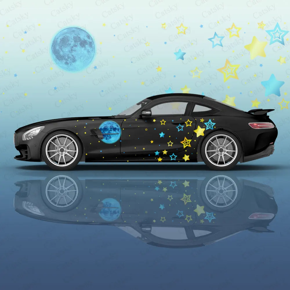 

2 шт., автомобильные виниловые наклейки для большого автомобиля