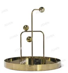 

New Chinese-style metal special-shaped storage tray ornament, office coffee table, living room desktop home decoration