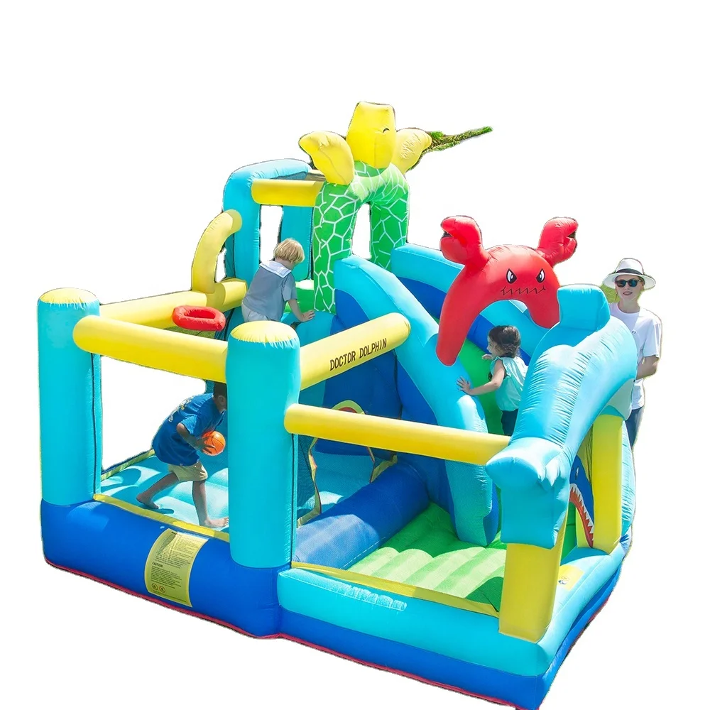 

New Design Popular Household Bouncy Castle Outdoor Inflatable With Slide Combo Climb Bounce House Castle Jumping Castle for Kids