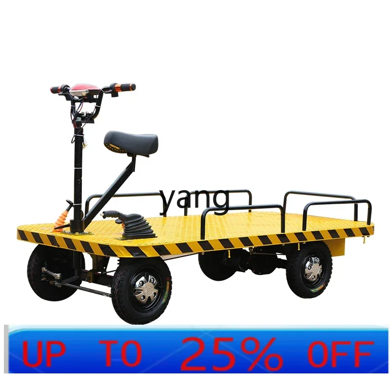 LTT Electric Flatbed Truck Orchard Greenhouse Handling Pull Cargo Storage Truck Load King Reverse Donkey