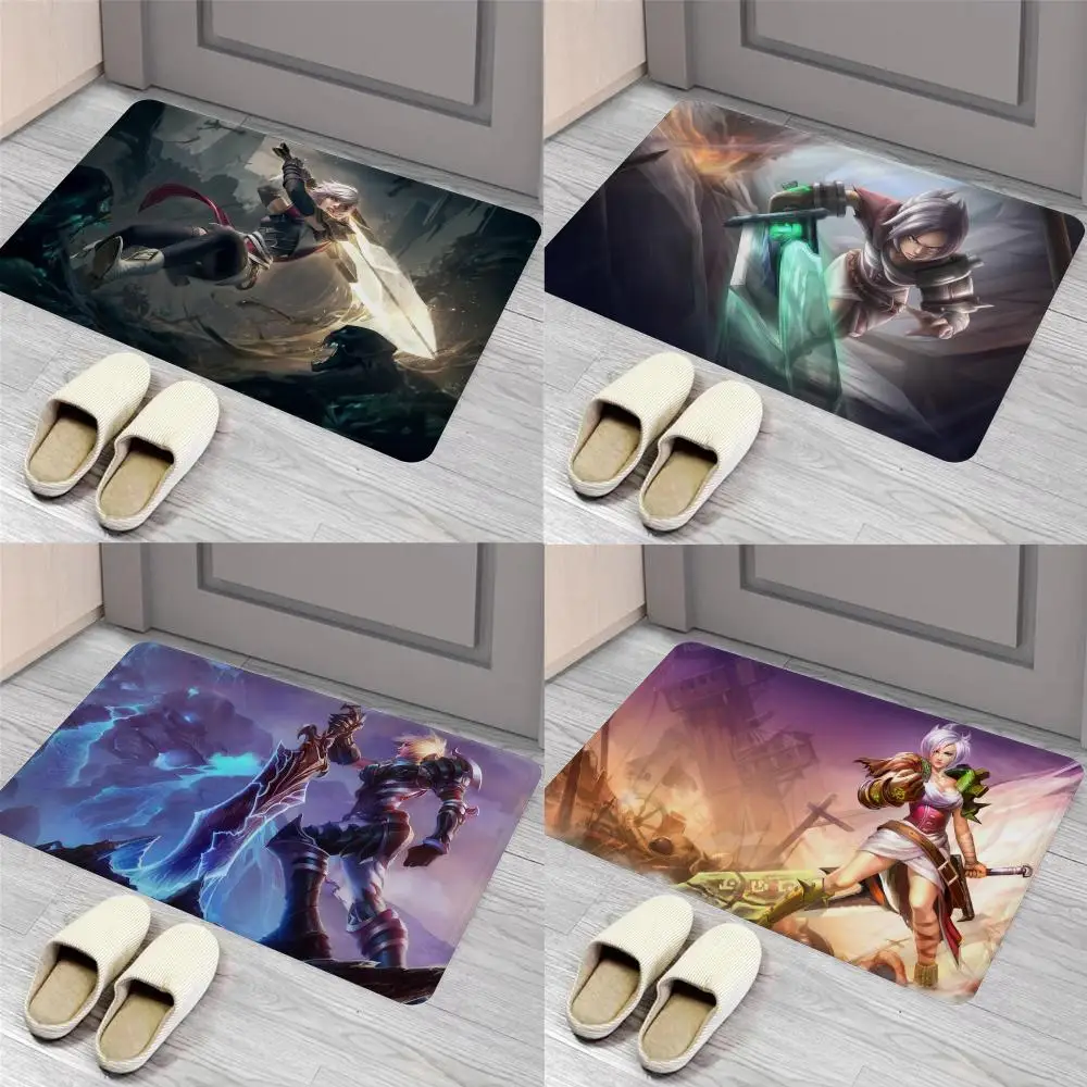 

Riven LOL League of Legends Floor Mat Entrance Door Mat Nordic Style Home Doormat Bathroom-Toilet Mats Bedroom Hotel Decor Mat