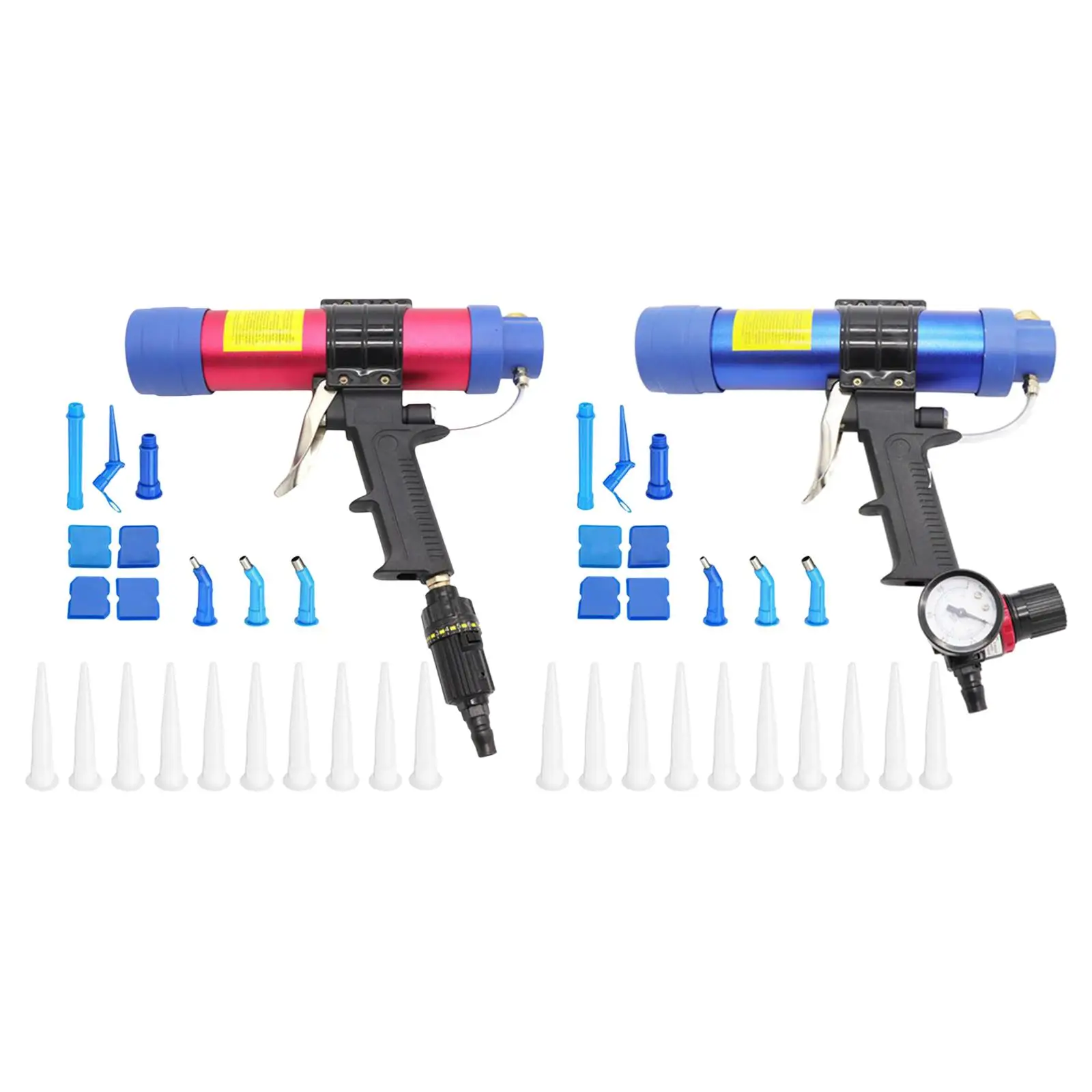 Caulk Nozzle Glass Rubber Grout Construction Tools for Caulking Sealer Anti Drip Sealant Caulk Caulking Sausage Caulk