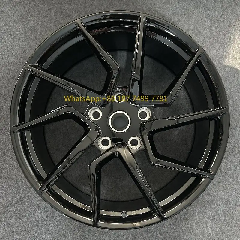 

Высококачественные индивидуальные кованые диски из алюминиевого сплава, глянцевые черные колеса для пассажирских автомобилей 18-23 дюйма для