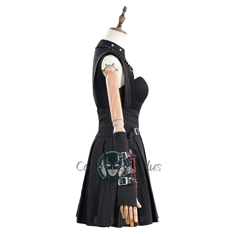 Аниме Миса Death Note Косплей Костюм Amane Misa Платье Наряд Ожерелье Готическая Черная Униформа Юбка Комплект Аниме Одежда для Женщин