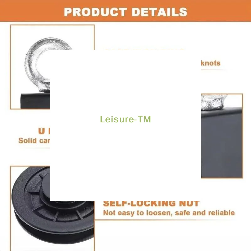 ~Training Bearing Fitness Loading Lifting Stainless Steel Mute Strength Trainer Heavy Bearing Home Gym Workout Equipment Pulley