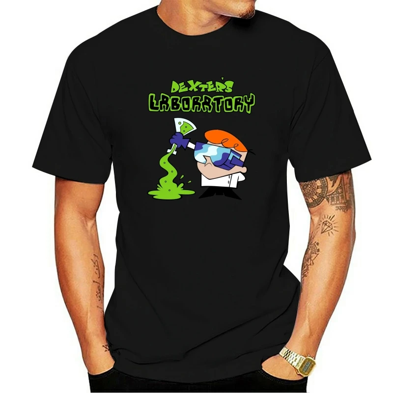 

Футболка с плакатом Cartoon Dexter Laboratory V2 1996, (белая), все размеры, S-3XL, полнофигурная футболка