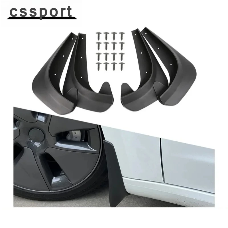 

4 шт. крылья 8 шт. винт передний и задний брызговик для Honda Civic Del Sol черный брызговик