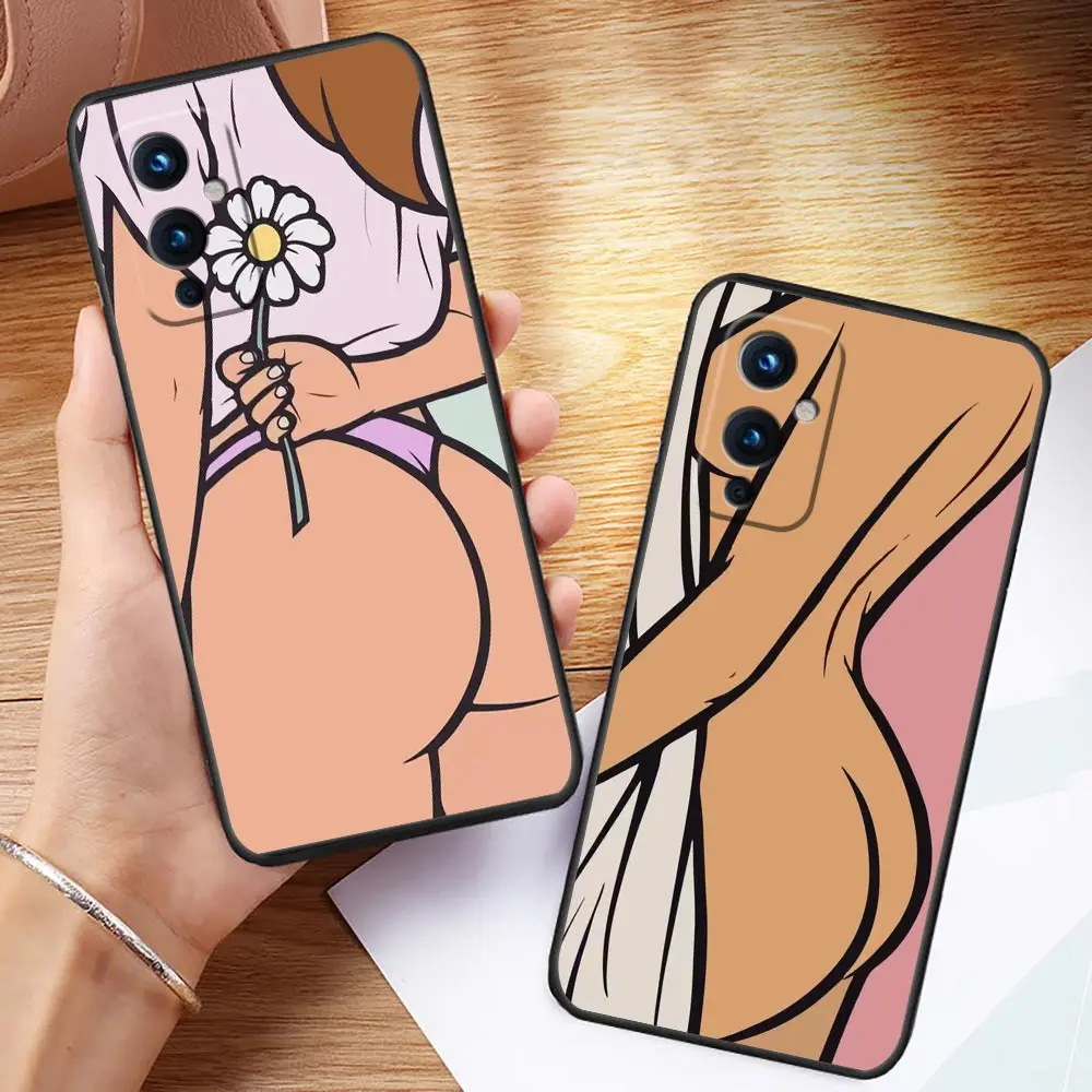 Funda Oneplus 9 Case For Oneplus 9 8 8T 7 7T 6 6T 5 5T NORD N100 N10 2 CE 5G Pro Phone Case Capa Para Sexy Fashion Figure Line