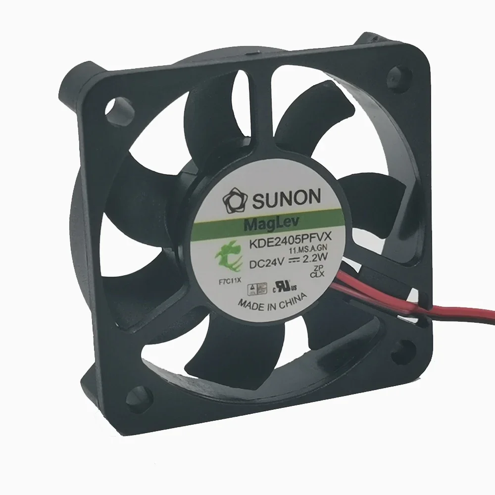 Sunon Kde2405pfvx 5010 용 2 선 인버터 선풍기, DC 24V, 2.2W, 5cm, 50x50x10mm