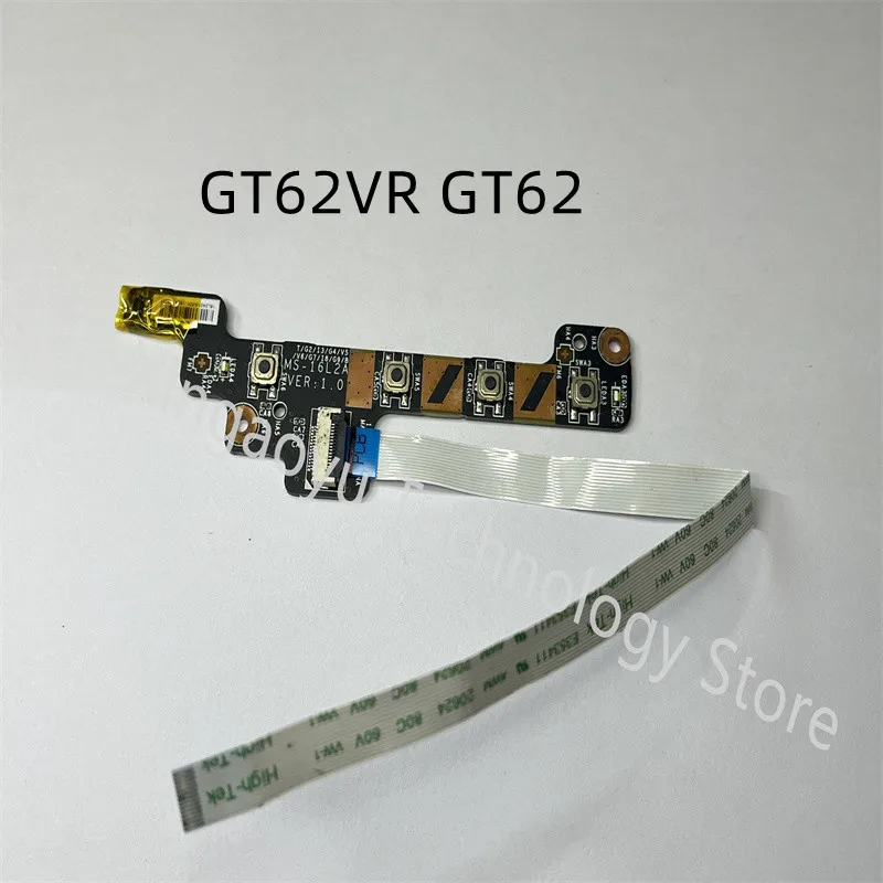 Original FOR MSI GT62VR GT62 Power Button Board With Cable Ms-16L2 Ms-16L2B  Test Perfect