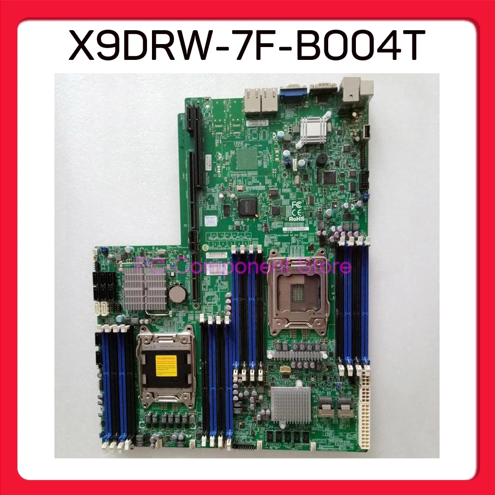 

Two-way For SuperMicro Server Motherboard X9DRW-7F-BO04T LGA2011 Support E5-2600V2 Will Test Before Shipping