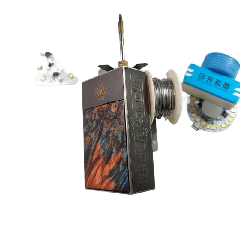200W Soldering Iron Main Unit Square Case 510 Interface Color Screen Defective Appearance No Packaging Welding Repair Hand Tool
