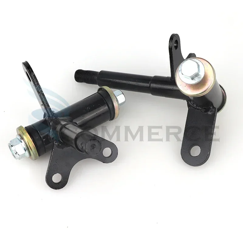 1Pair 17mm Steering Strut Knuckle Spindle For 49cc 50cc 70cc 90cc 110cc ATV Go Kart Buggy UTV Quad Bike Disc Brake Accessories