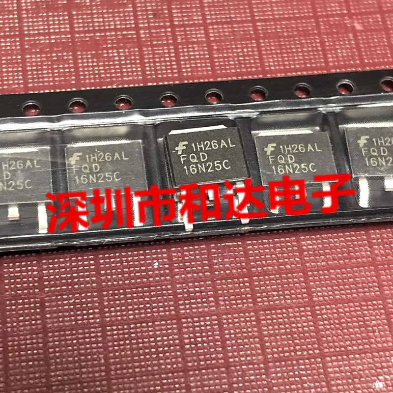 오리지널 FQD16N25C TO-252 250V 16A, 10 개