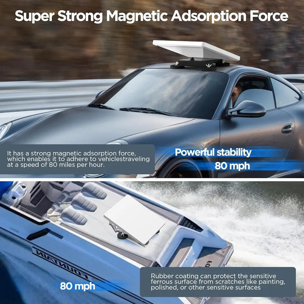 スターリンクミニ用屋外磁気式車載ルーフマウントブラケット、スターリンクミニRV、バン、ボート、ヨット、トラック用取り付けキット