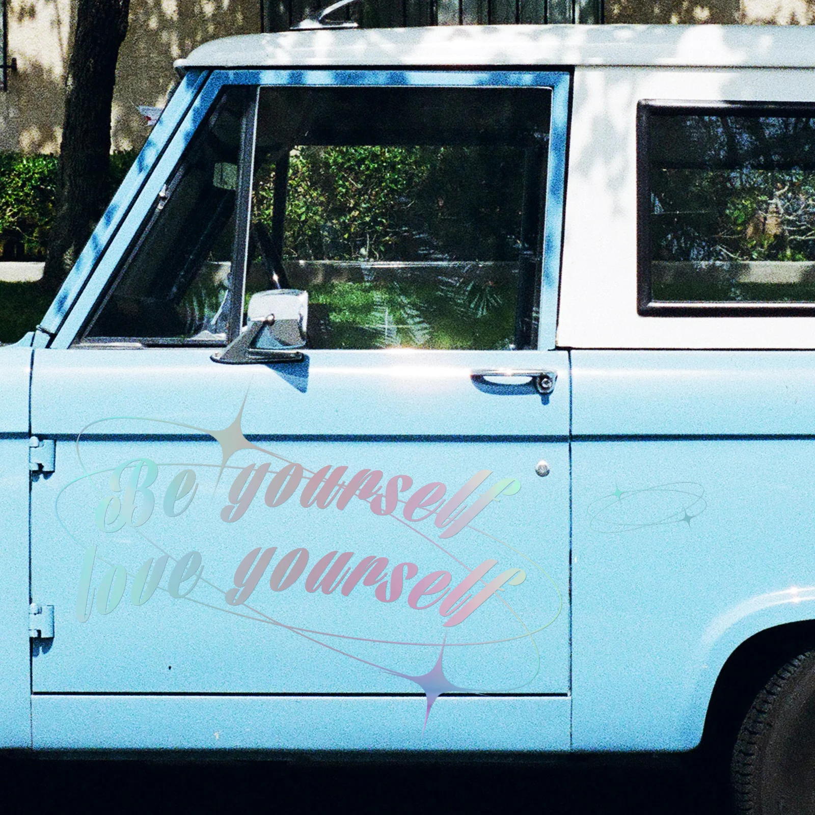 1 Roll Holographic Permanent Vinyl Adhesive Vinyl Transfer Film 3 Meter Window Car Decal Decoration Window Decal