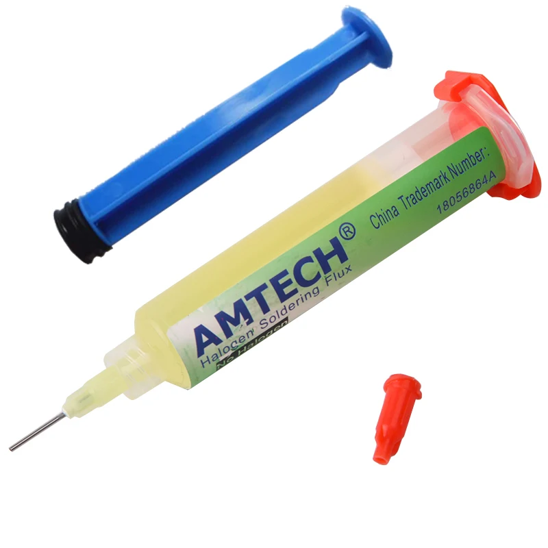 AMTECH-pasta de soldadura 100% Original, flujo de aceite de soldadura sin limpieza, grasa de 10cc, pasta de reparación de soldadura, 1 NC-559-ASM 2