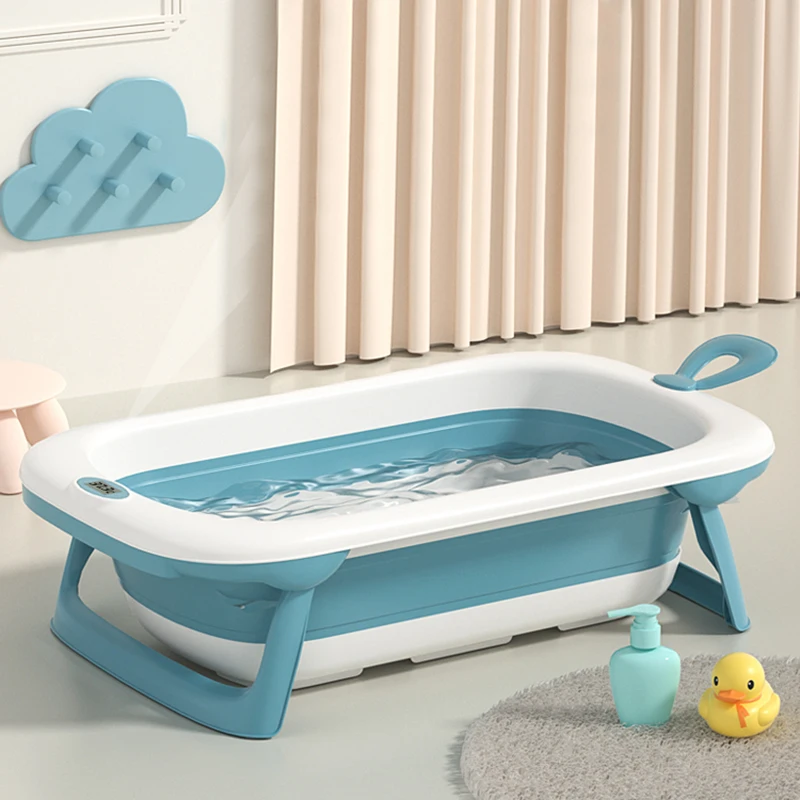 Baby bath tub tub baby foldable toddler sitting lying large bath tub children home newborn children supplies